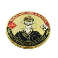 Fire Department custom coins