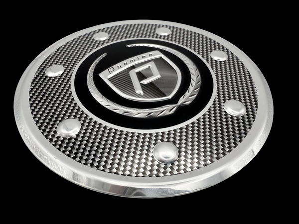 Embossed Aluminum Badge With Exterior Coating