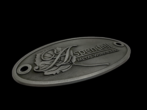 Die Cast Emblem With Plated Finish