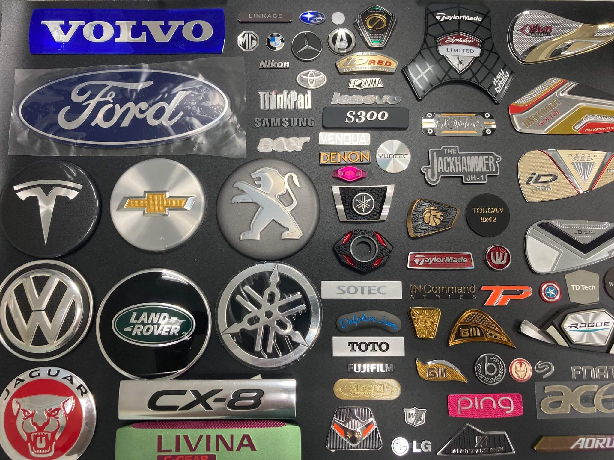 Custom Badges, Emblems, Nameplates & Decorative Trim