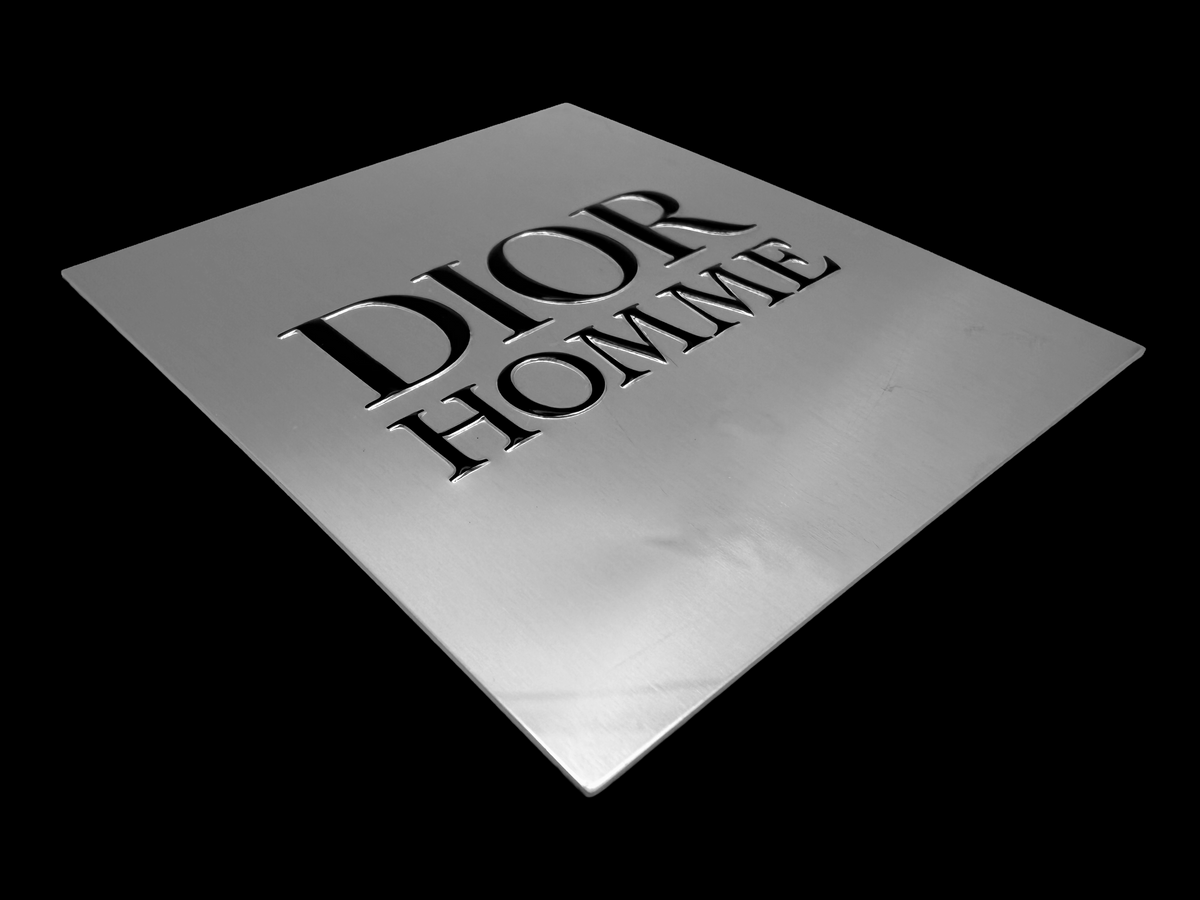 Chrome Perfume Labels