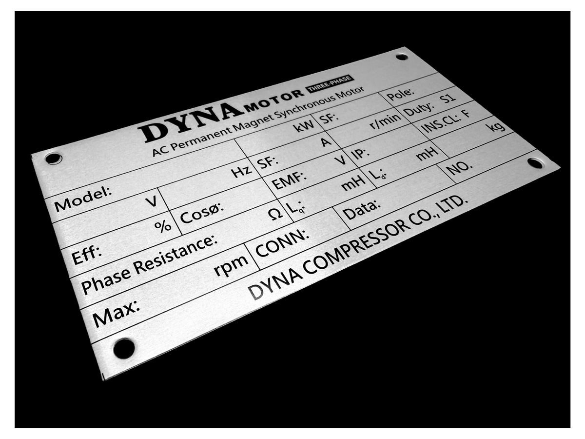 Aluminum Nameplates