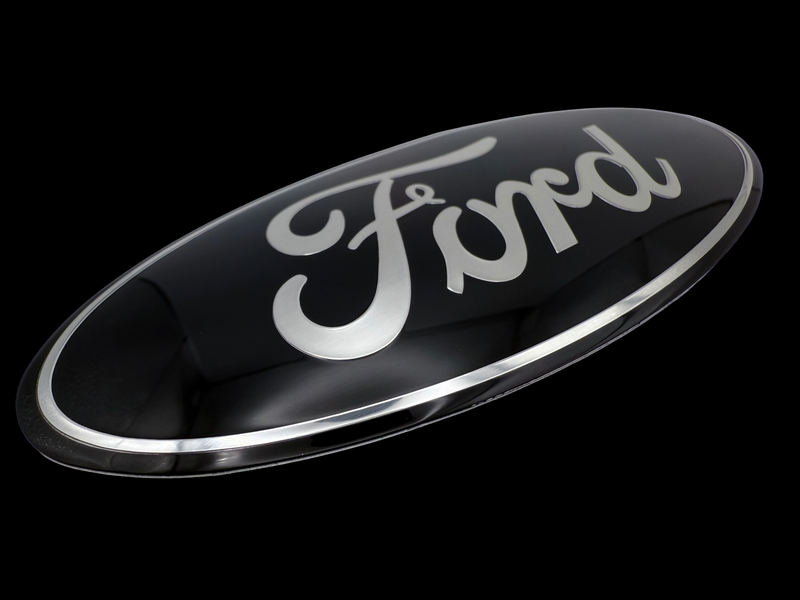 Mirror aluminum with curved mold and black screen printing