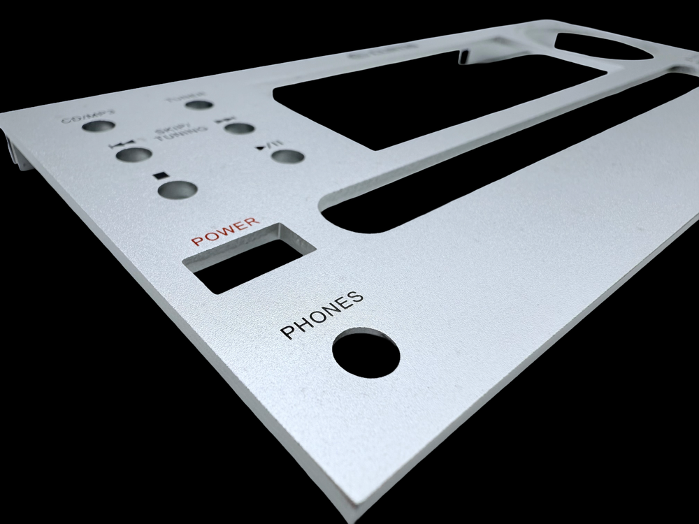 Control Faceplate Custom Metal Faceplates for Panels and Controls | OEM and Industrial ...