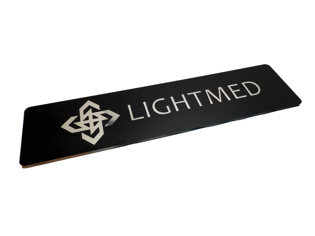 Mirror aluminum label with printing