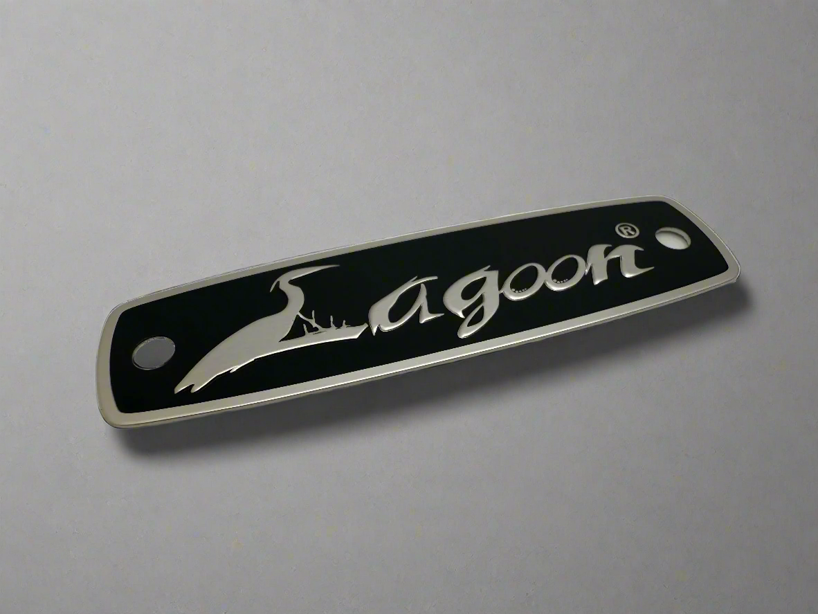 Embossed Aluminum with the embossed text reading 