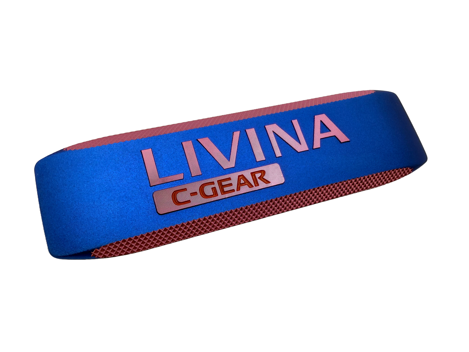 Truck badge produced from forged aluminum with diamond carving on the lettering, anodized blue on the background and tabs for the attachments