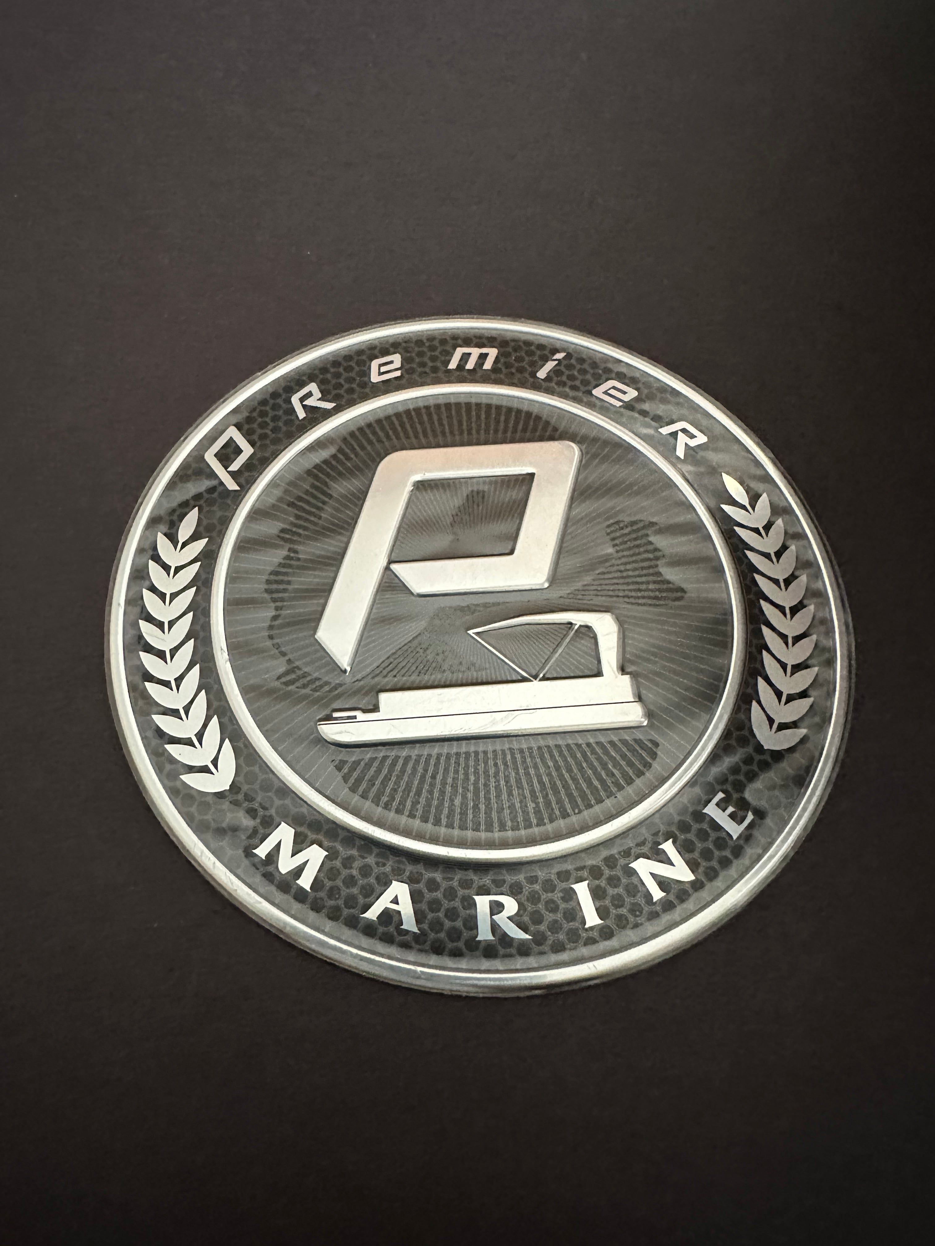 Boat badge used for branding purposes