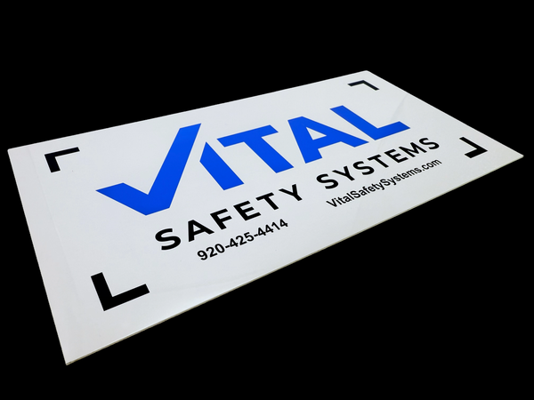 Printed Aluminum Safety Identification Nameplate