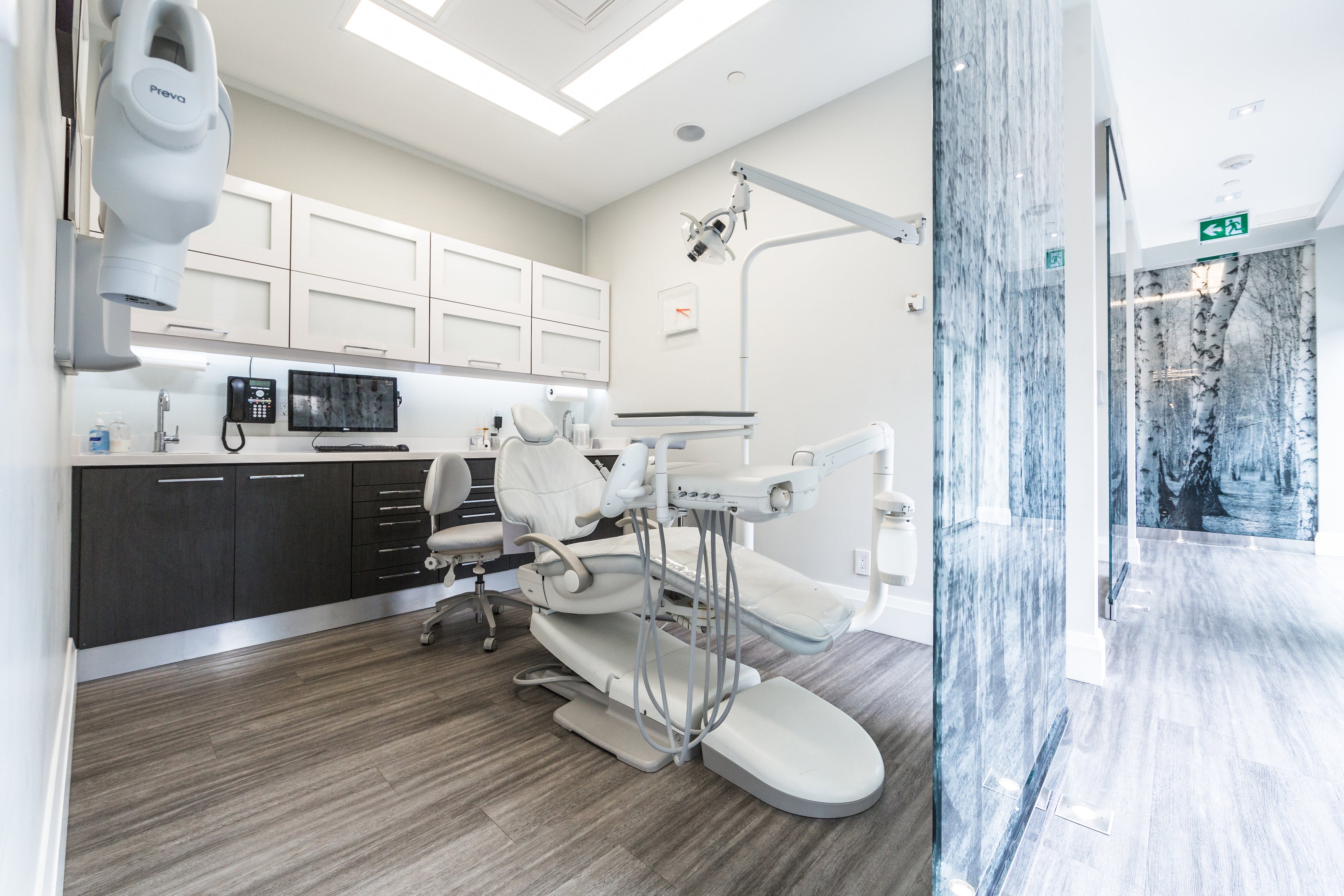 Dental equipment with graphic overlays